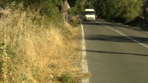 La carretera que une Guadalix con Miraflores es un punto negro