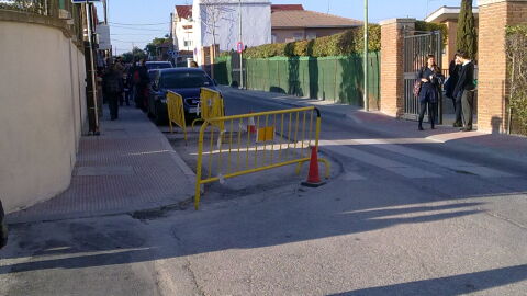 Una zona peligrosa para los ni&ntilde;os que van al colegio