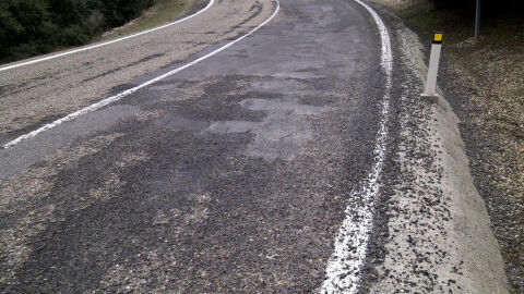 Carretera M-123 entre Valdeolmos y el Casar 