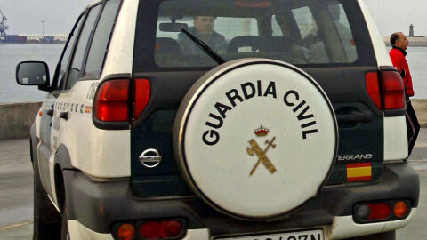 Un coche de la Guardia Civil 