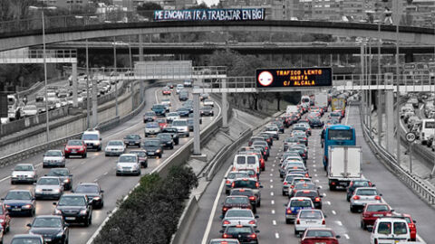 Tr&aacute;fico en Madrid