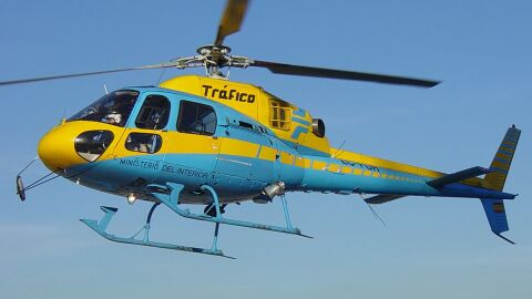 Uno de los 19 helicópteros radar de la DGT