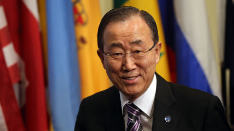 El secretario general de la ONU, Ban Ki-moon El secretario general de la ONU, Ban Ki-moon