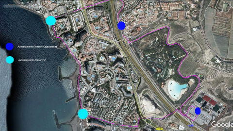 Recorrido de la 2ª carrera Ponle Freno con avituallamientos