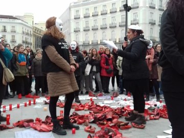 En huelga de hambre para luchar por "un país sin violencia machista