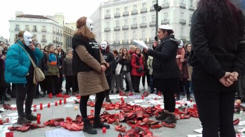 En huelga de hambre para luchar por "un país sin violencia machista En huelga de hambre para luchar por "un país sin violencia machista