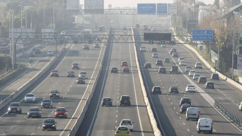 Tr&aacute;fico durante el fin de semana