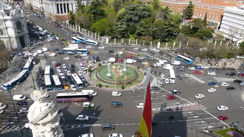 tráfico en Madrid