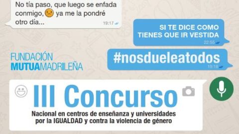 La Fundaci&oacute;n Mutua Madrile&ntilde;a convoca 'Nos duele a todos', un concurso contra la violencia de g&eacute;nero para estudiantes
