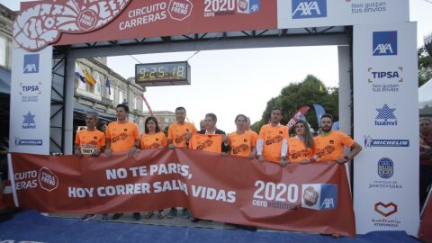 Salida carrera Ponle Freno Pontevedra