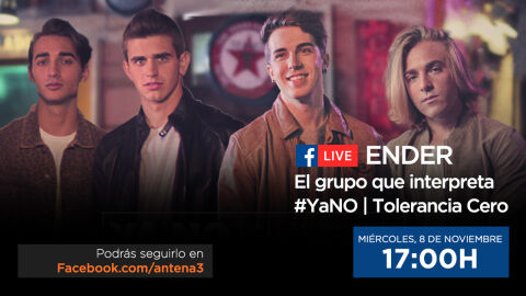 Facebook Live con ENDER, el grupo que interpreta #YaNO