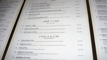 Un sistema elige menus personalizados en el restaurante