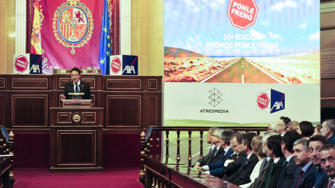 Matías Prats, en la décima edición de los Premios Ponle Freno