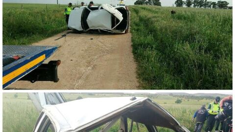 Un menor fallecido tras volcar el coche conducido por un chico de 15 años en Badajoz 