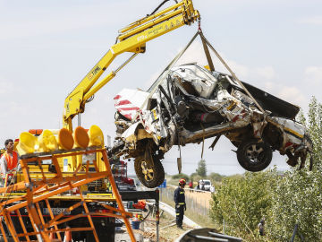Accidente de trafico en Villadangos del Páramo Accidente de trafico en Villadangos del Páramo