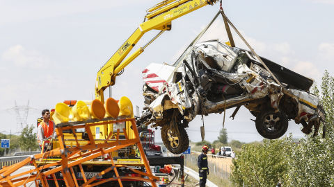Accidente de trafico en Villadangos del Páramo