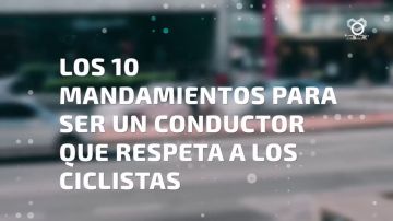 Lo que debes hacer para ser un conductor que respeta a los ciclistas