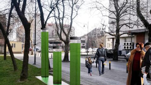 ES UN APARATO SOSTENIBLE Diseñan un acuario de microalgas para limpiar el aire de contaminación