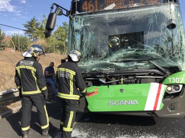 Accidente múltiple a la A-42 a la altura de Getafe Accidente múltiple a la A-42 a la altura de Getafe