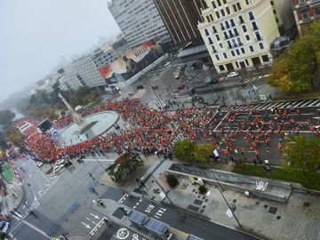 10ª Carrera Ponle Freno de Madrid en la plaza de Colón