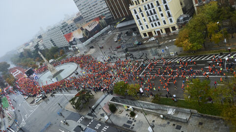 10ª Carrera Ponle Freno de Madrid en la plaza de Colón