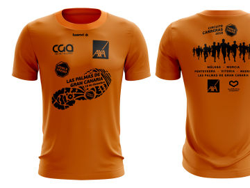 La camiseta de la Carrera Ponle Freo de Las Palmas de Gran Canaria