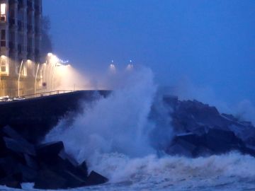 Fuertes vientos en el norte de España