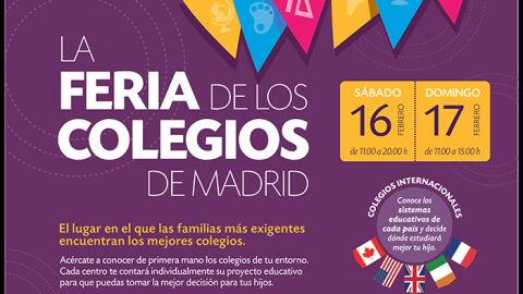 Conoce la oferta educativa para el pr&oacute;ximo curso en la Feria de los Colegios