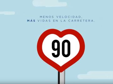 Reducci&oacute;n de velocidad a 90 Km/h en convencionales