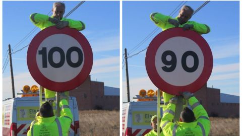 Cambio de señales de 100 a 90