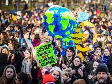 Los estudiantes europeos se manifiestan para pedir medidas contra el cambio climático