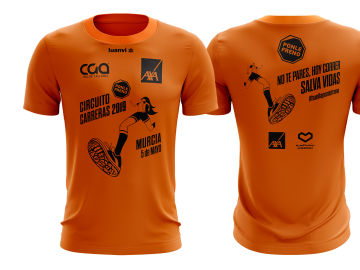 La camiseta de la Carrera Ponle Freno de Murcia 2019