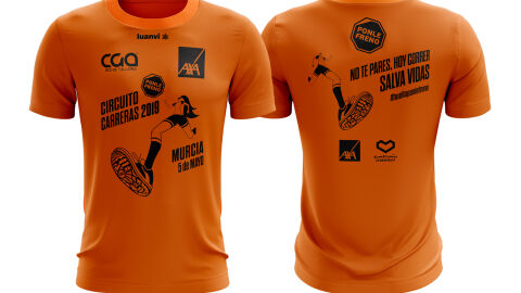 La camiseta de la Carrera Ponle Freno de Murcia 2019
