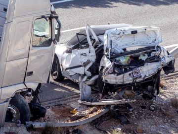 Accidente de tr&aacute;fico en Cieza, Murcia