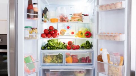 Alimentos en la nevera Alimentos en la nevera