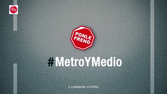 #MetroyMedio, la distancia mínima entre un coche y cualquier ciclista #MetroyMedio, la distancia mínima entre un coche y cualquier ciclista