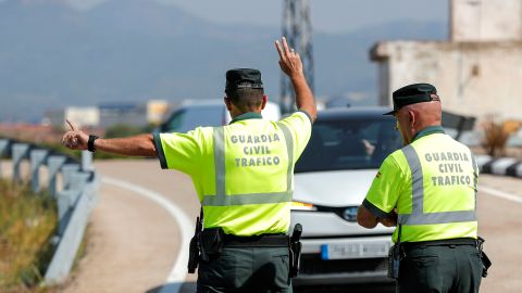 Control de la Guardia Civil de Tráfico