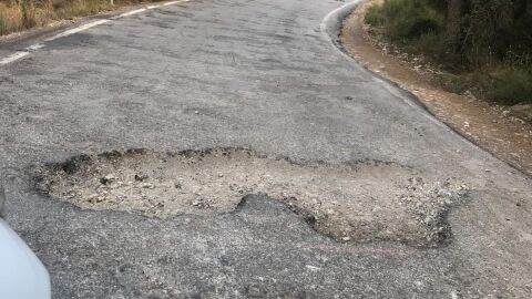 Las imágenes están realizadas en el tramo entre cabanes y oropesa del mar,Castellón,carretera cv148