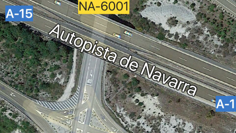Acabo de tener un accidente en el cruce en la NA6001 bajo la autovía de Pamplona. Afortunadamente solo me han abollado el vehículo. Quiero una una solución a este punto negro por parte de los responsables. Menos multas y más mejoras en las carreteras. 