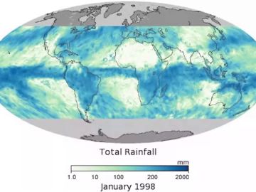 Mapa del total de precipitaciones 