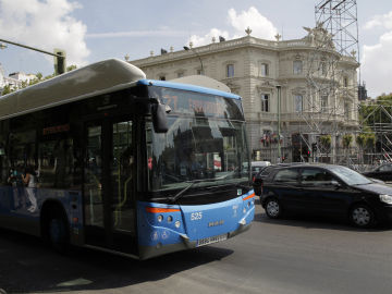 Un autob&uacute;s de la EMT en Madrid