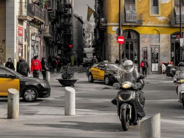 Tráfico en Barcelona