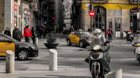 Tráfico en Barcelona