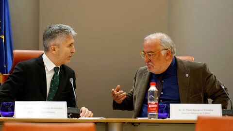 El ministro de Interior, Fernando Grande-Marlaska y el Director General de Tráfico, Pere Navarro