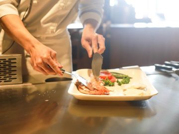 Cocinero de un restaurante