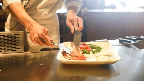 Cocinero de un restaurante