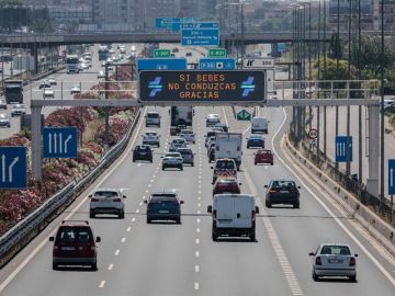 Tr&aacute;fico en las carreteras