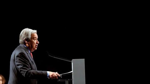 El secretario general de la ONU, António Guterres. El secretario general de la ONU, António Guterres.