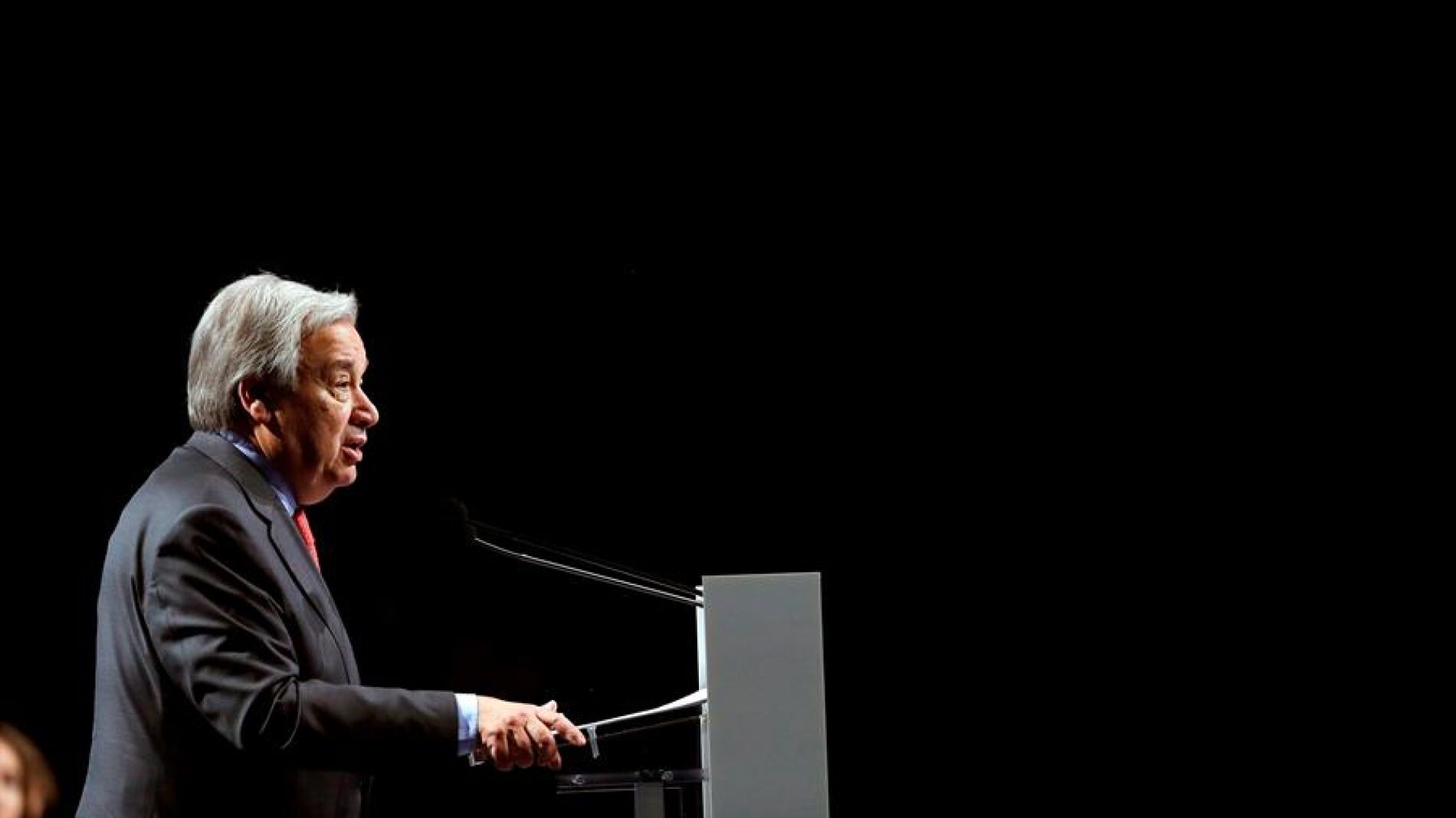 El secretario general de la ONU, António Guterres. 