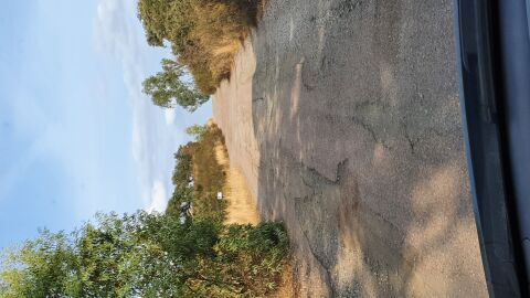 Carretera agujereada